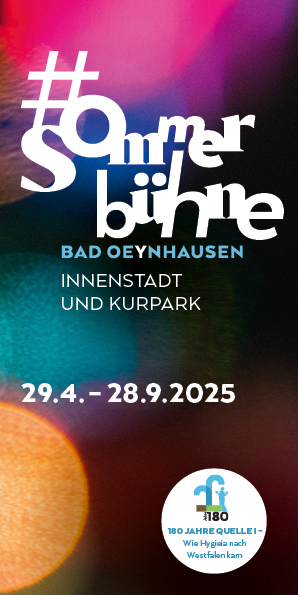 Broschüre Sommerbühne Bad Oeynhausen 2025